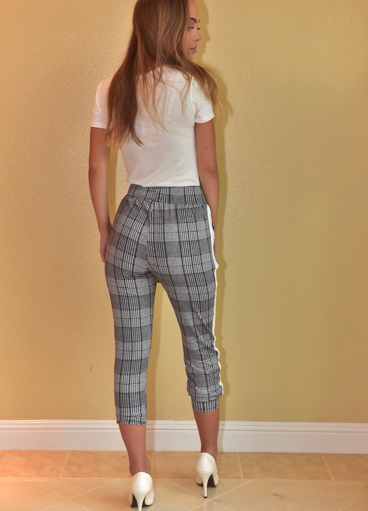 GLEN PLAID PANTS