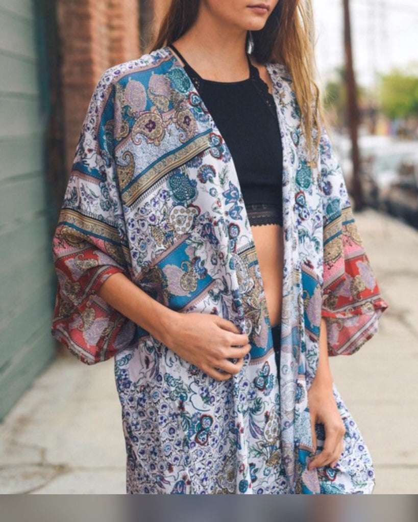 Floral kimono